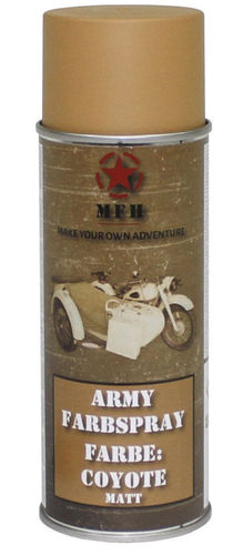 Farbspray, "Army" COYOTE, matt, 400 ml (17,98/Ltr.)