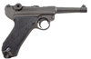 Modell Luger P08, Nachbau aus Gussmetall