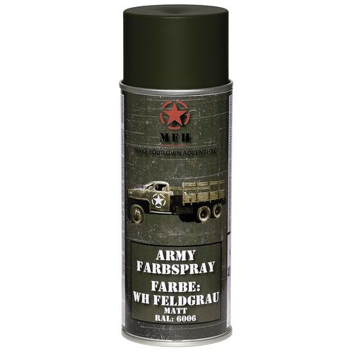 Farbspray, "Army" FELDGRAU, matt, 400 ml (14,98/Ltr.)